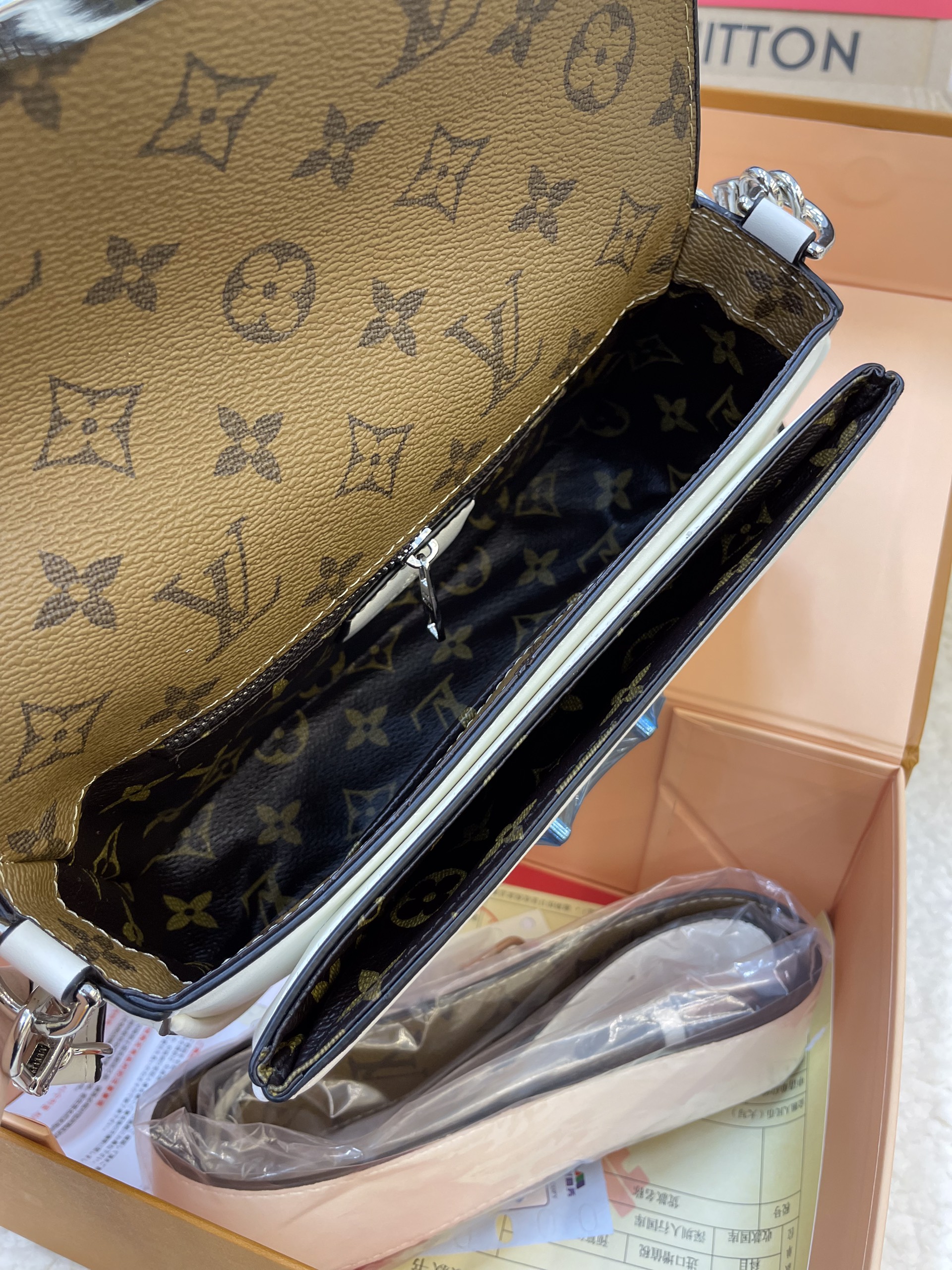 Túi Xách LV Swing Super Màu Trắng Size 21cm